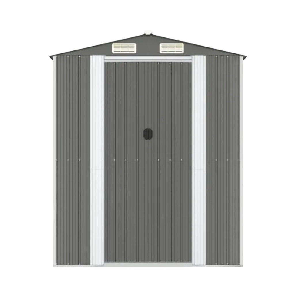 Metallgartenhaus mit doppeltürigem Design