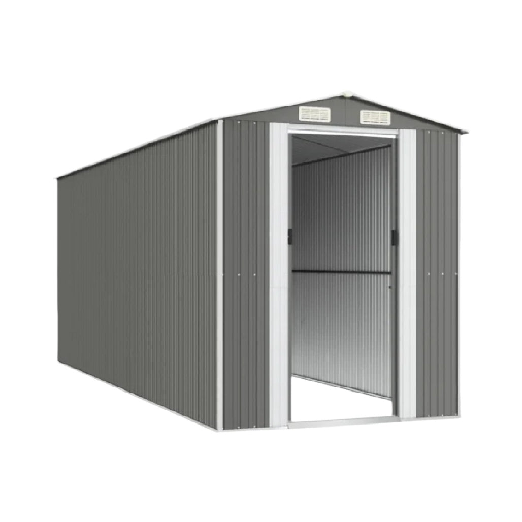 Metallisches Gartenlager mit Doppeltür